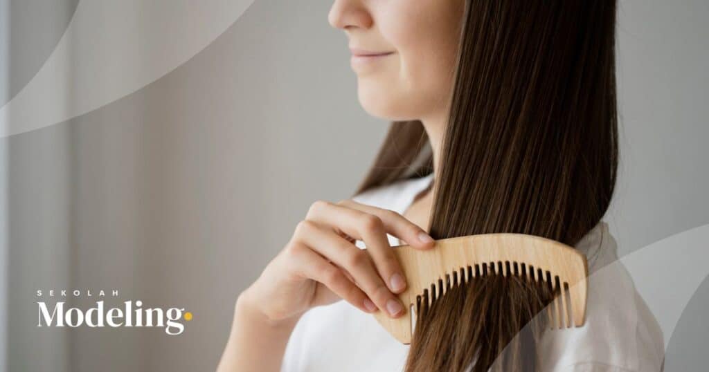 Sisir rambut perlengkapan model