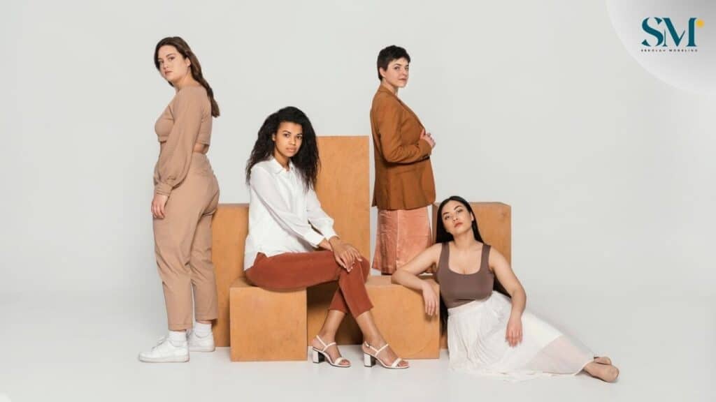 Group of women spending time together